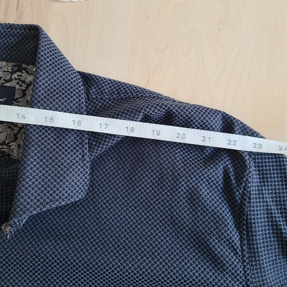 Robert Graham Navy Geometric Button Down Shirt - Picture 7 of 10